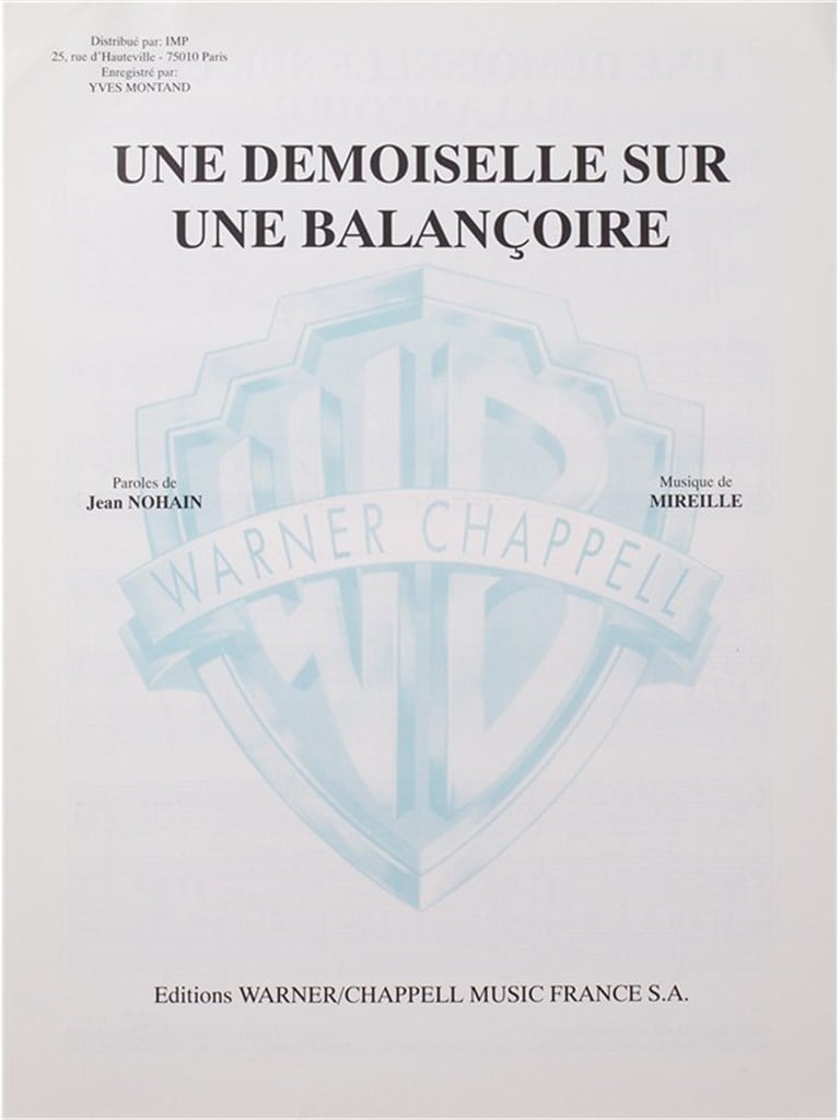 Une Demoiselle Sur Une Balancoire